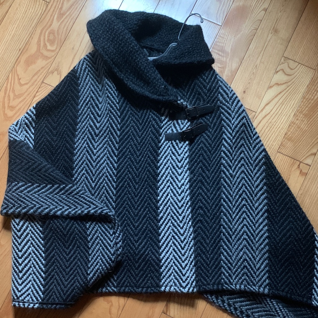 John Brannigan Brannigan Weavers Wool Sweater Poncho (Worn Once)